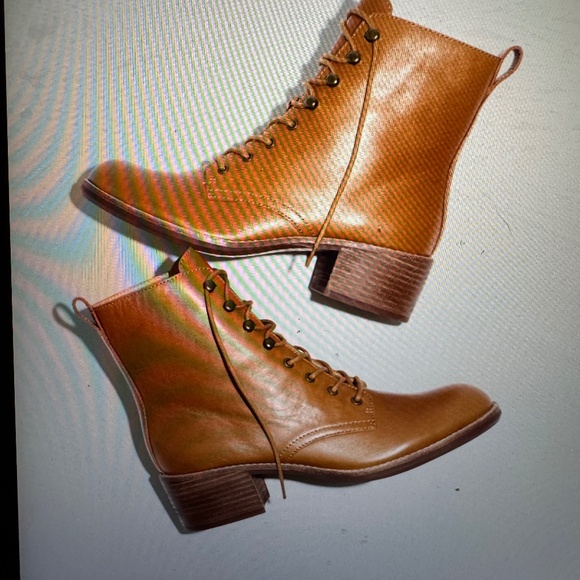Madwell Womens Patti Lace Up Boot Size 7 - Picture 1 of 13